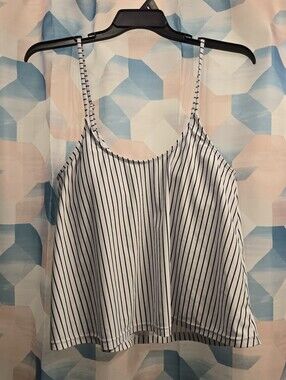 Vertical Stripe Padded Women's Bikini Bathing Suit Top